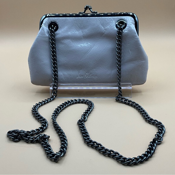 Sam Edelman Handbags - Vintage Sam Edelman Beige Cream Patent Leather Crossbody Handbag